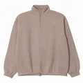 Felpa da donna con collo con zip Asics, maglione UK 20 2XL grigio chiazzato