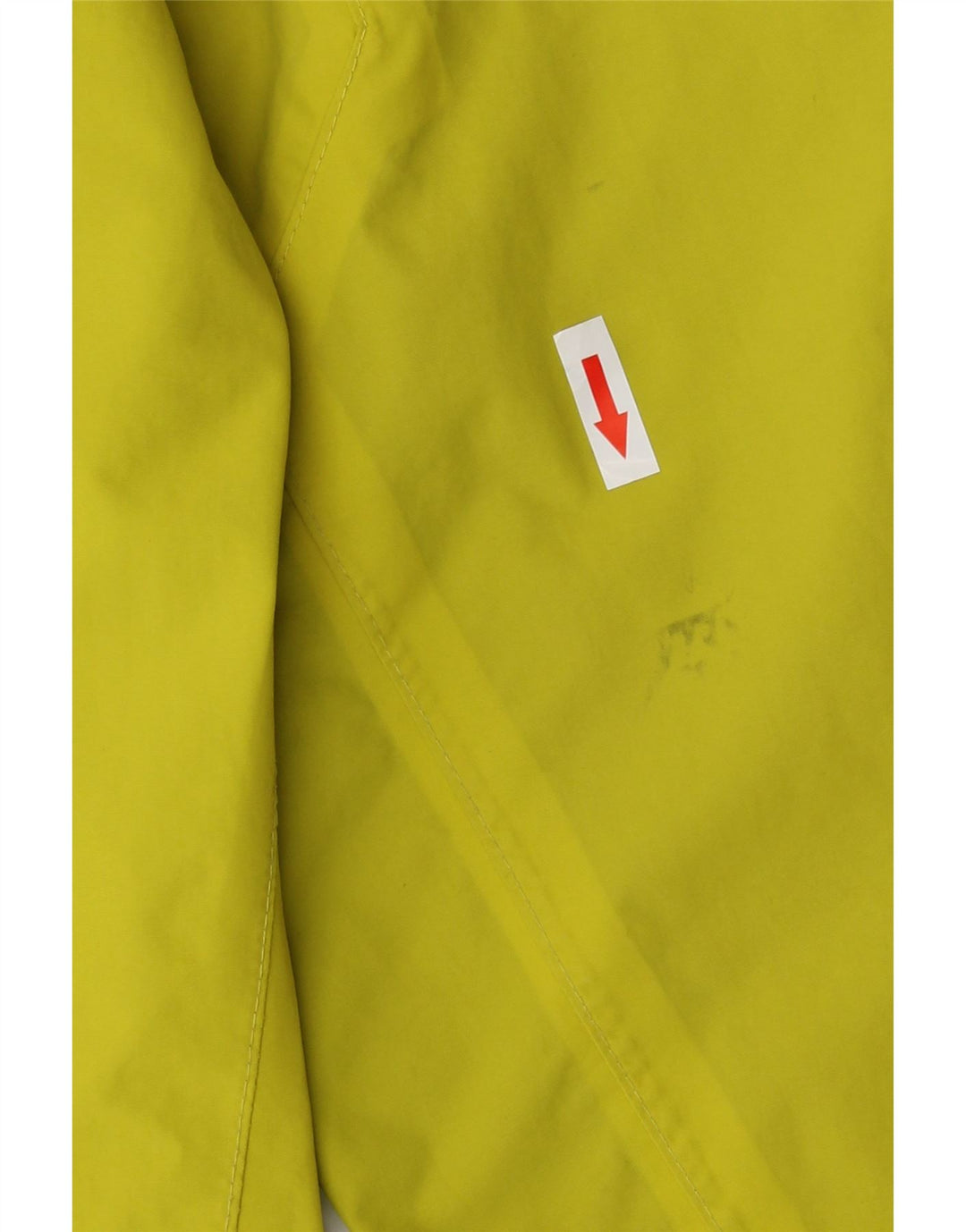 Giacca antipioggia con cappuccio da uomo Jack Wolfskin UK 38 giallo medio