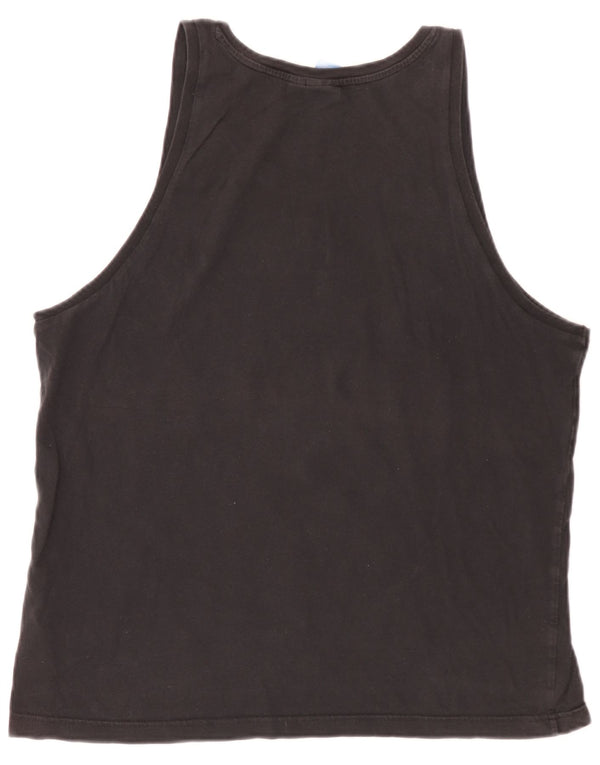 Canotta grafica da donna Adidas UK 16 grande cotone nero