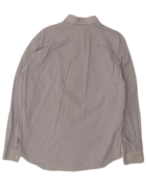 Camicia da uomo Gap Large in cotone gessato blu