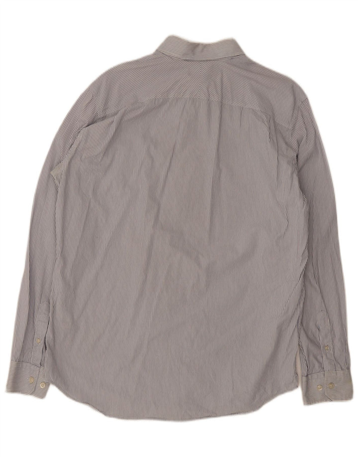 Camicia da uomo Gap Large in cotone gessato blu