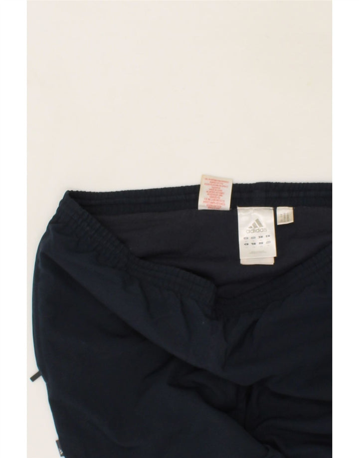 ADIDAS Boys Tracksuit Trousers 15-16 Years Navy Blue Polyester Vintage Adidas and Second-Hand Adidas from Messina Hembry 