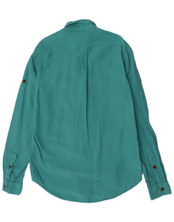 Polo Ralph Lauren Camicia da uomo in lino turchese medio