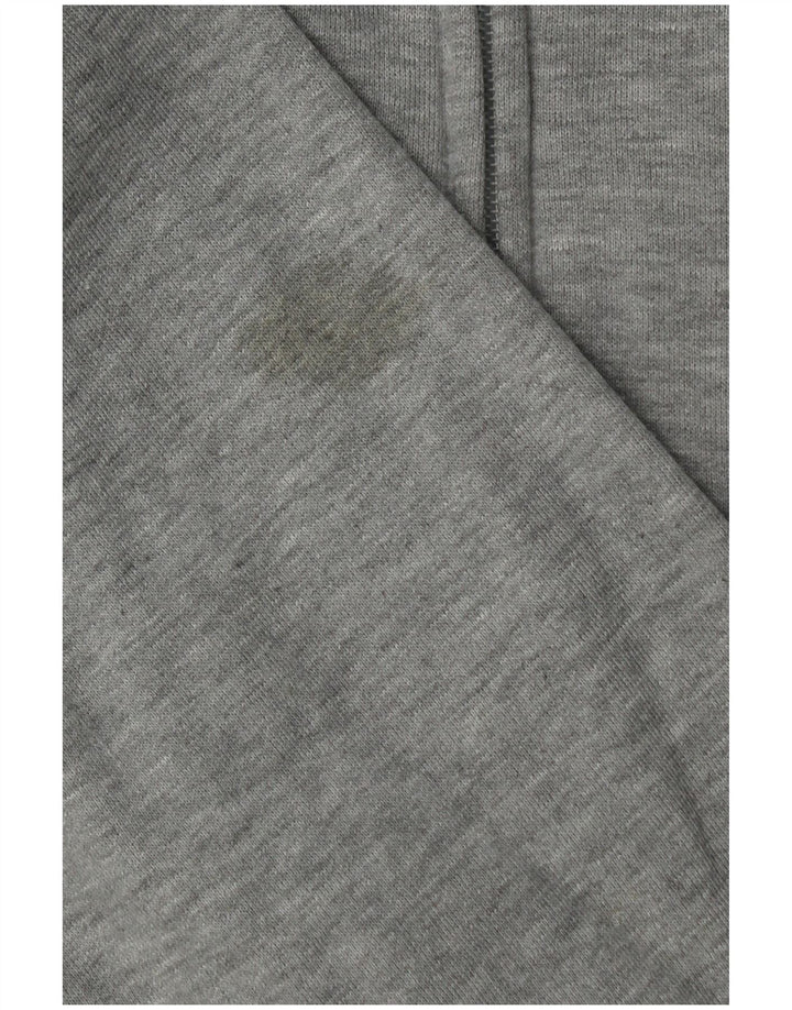 Felpa con cappuccio e zip da donna Puma UK 14 Grigio medio chiazzato