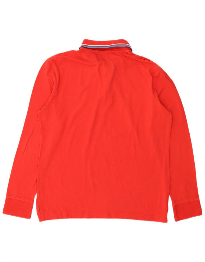 Polo Diadora Uomo Manica Lunga Large Rossa