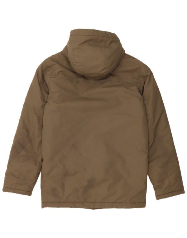 Giacca imbottita con cappuccio da uomo Adidas UK 34 XS nylon kaki