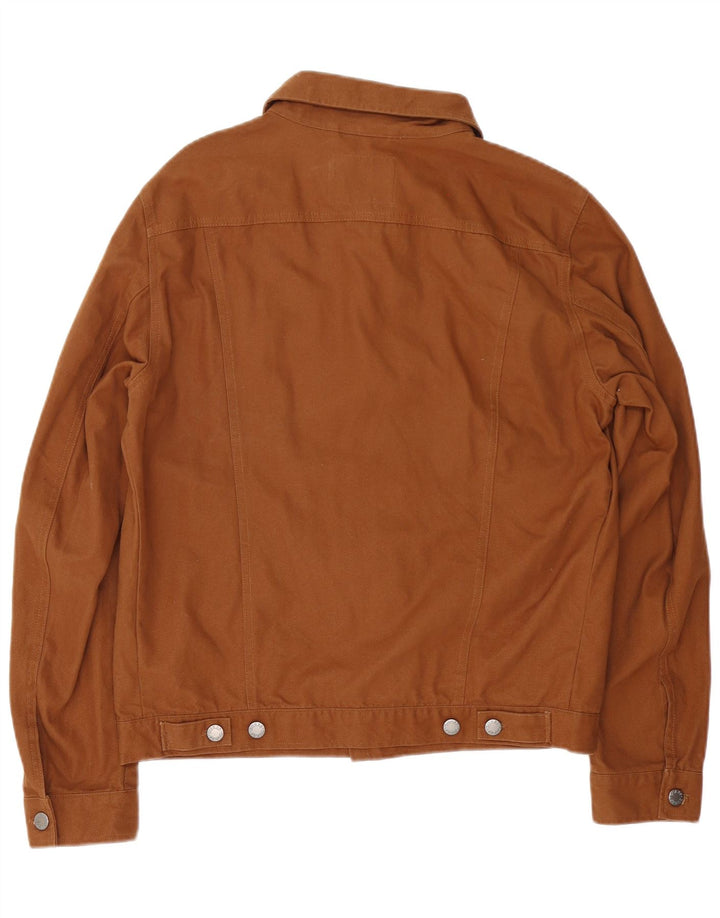Giubbotto bomber da uomo Guess UK 38 cotone marrone medio