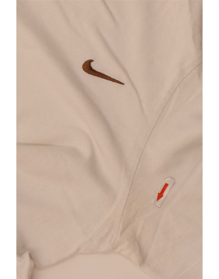 T-shirt Nike da uomo Top Small in cotone bianco