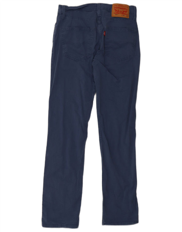 Levi's Uomo 511 Pantaloni Casual Slim W30 L32 Cotone Blu