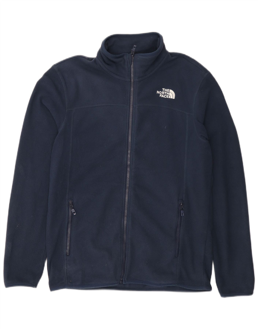 Giacca in pile da uomo THE NORTH FACE UK 38 Poliestere blu navy medio