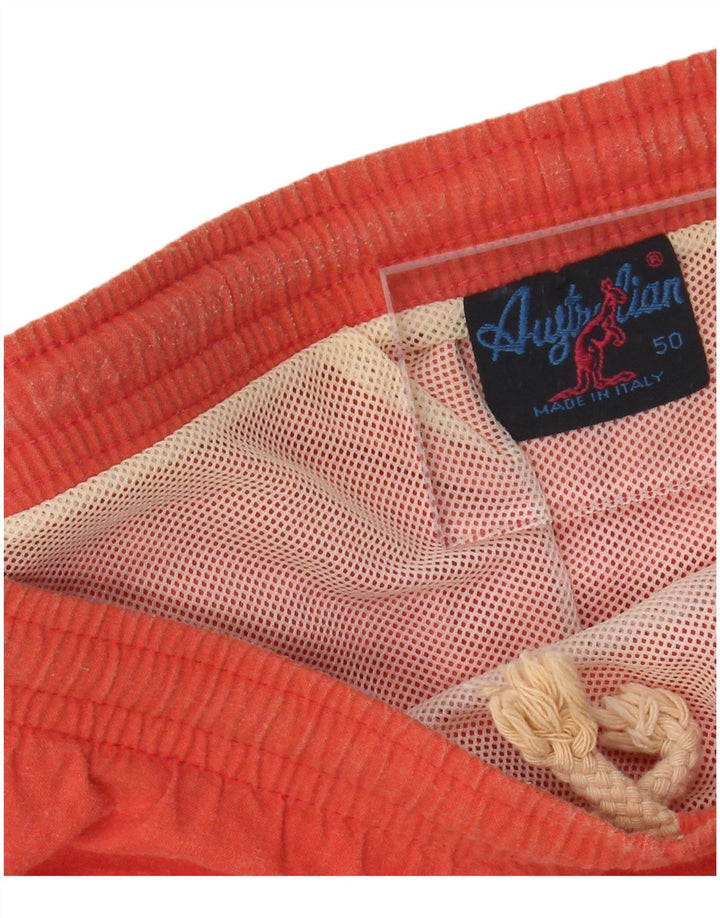 Pantaloncini da bagno grafici da uomo AUSTRALIAN L'ALPINA IT 50 arancione medio