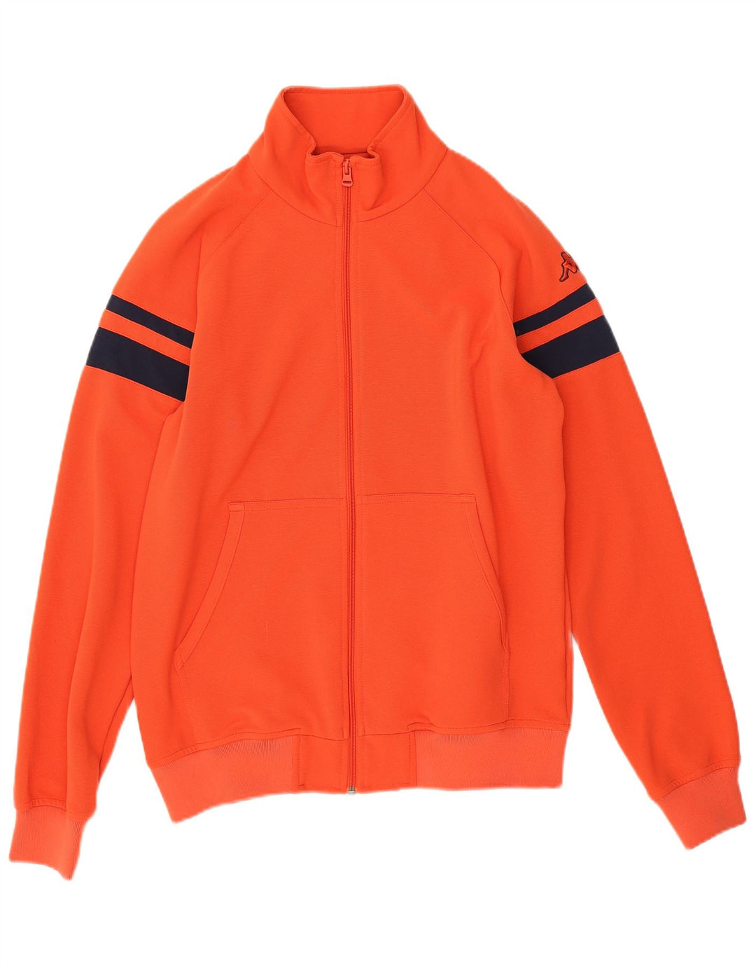 Giacca da tuta da uomo Kappa in poliestere color block rosso medio