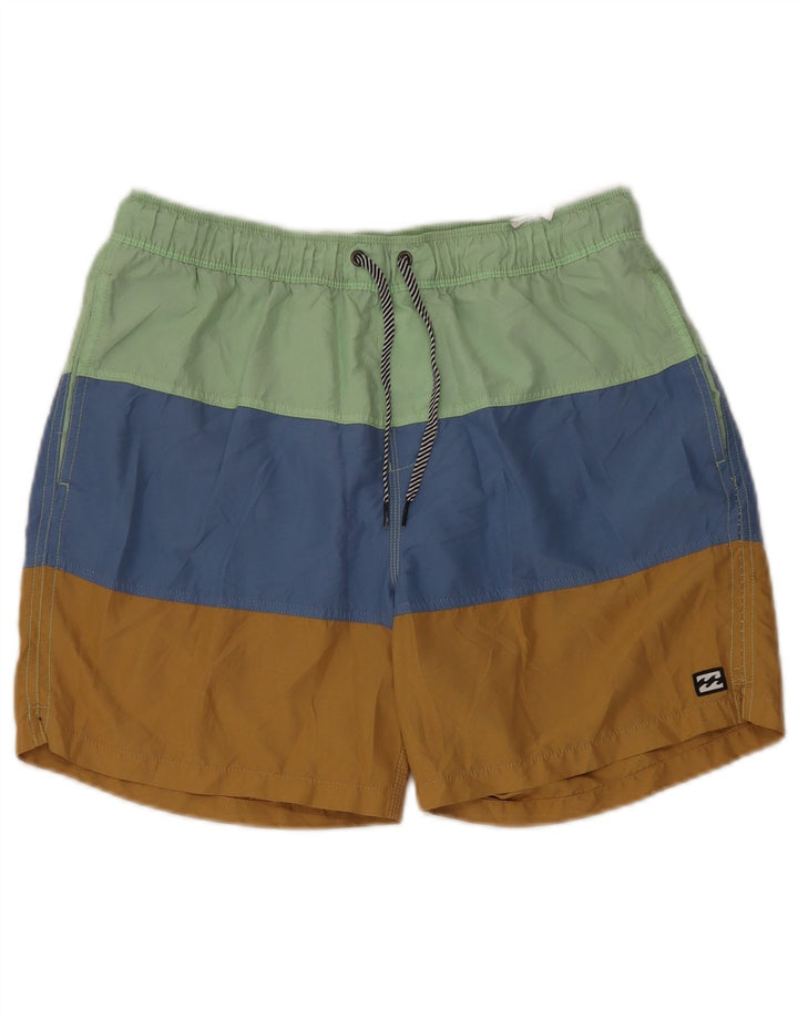 Pantaloncini da bagno da uomo Billabong color block medio multicolore