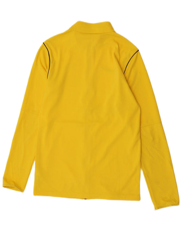 Giacca da ginnastica da uomo Nike Small, giacca in poliestere giallo