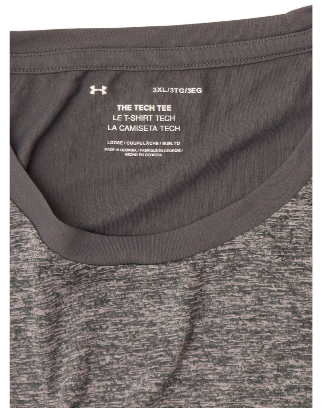 Maglietta da uomo Under Armour Top 3XL grigia chiazzata