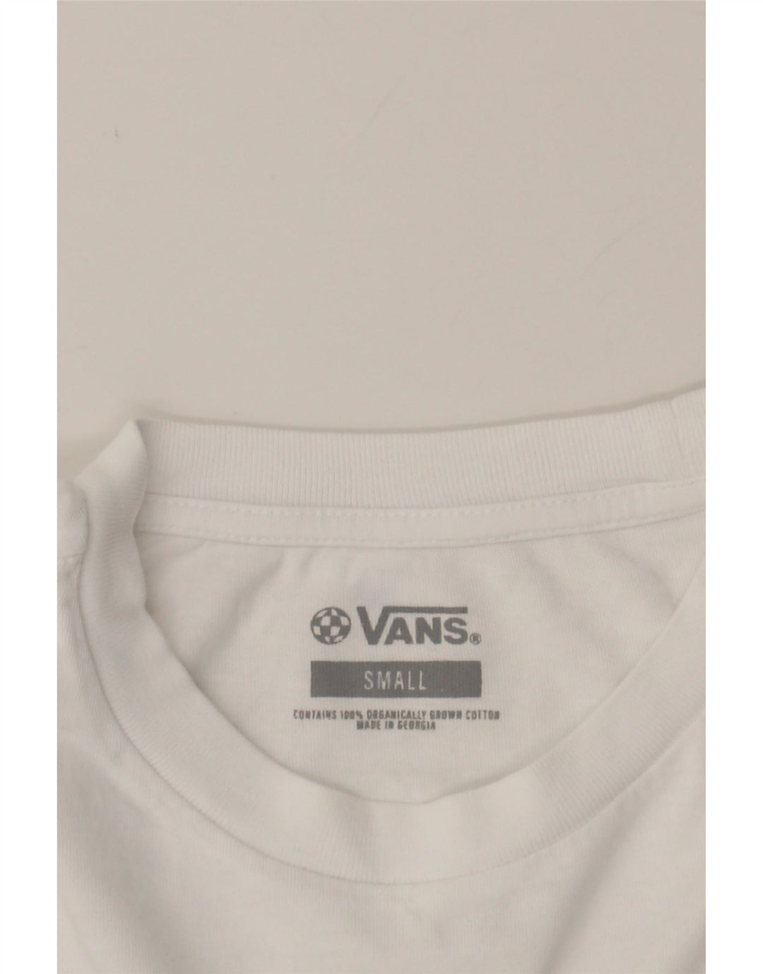 VANS Womens Graphic T-Shirt Top UK 10 Small White Cotton Vintage Vans and Second-Hand Vans from Messina Hembry 