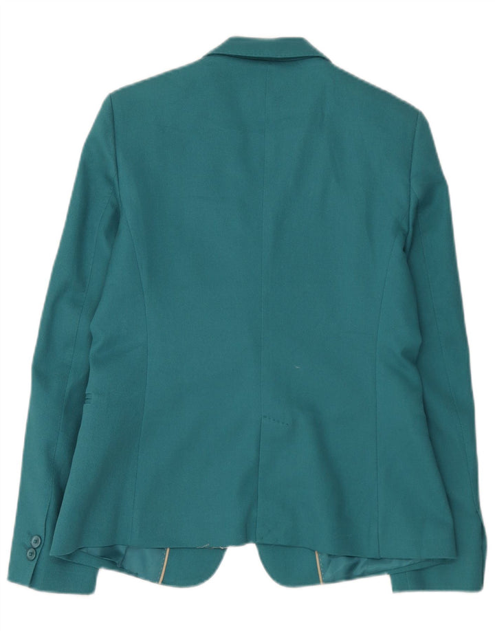 Giacca blazer da donna a 1 bottone Massimo Dutti EU 40 cotone blu medio