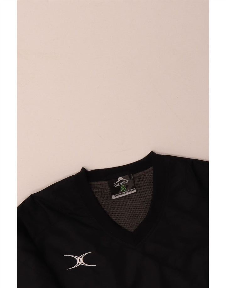 Giacca a vento pullover da uomo VINTAGE UK 34 XS poliestere grigio