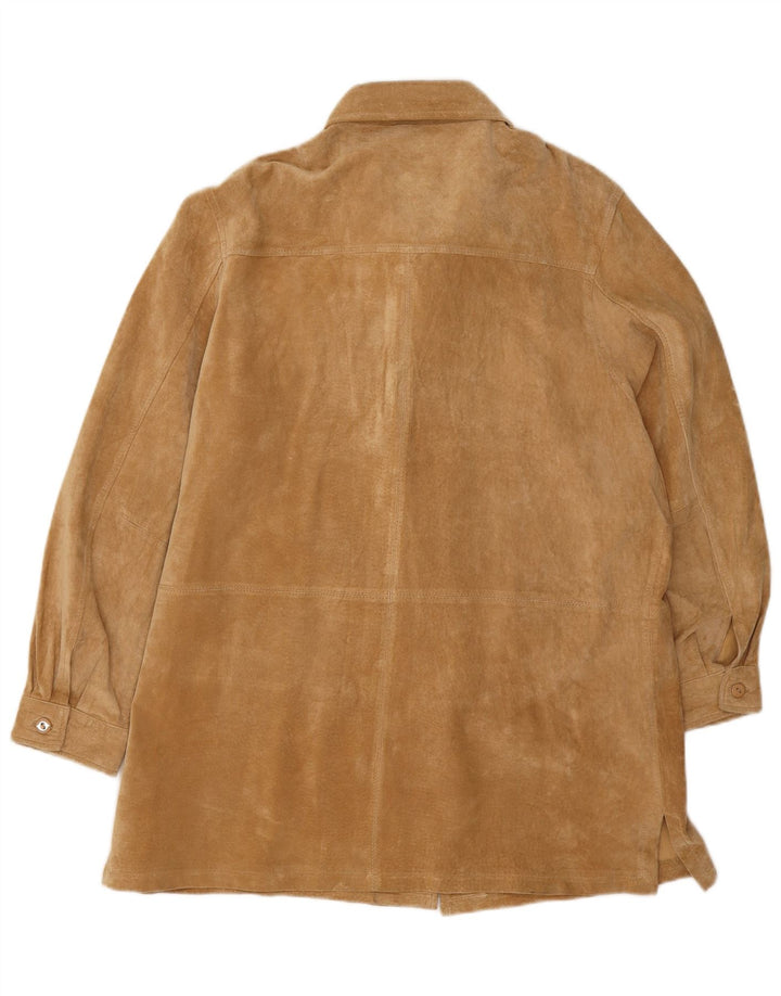 Giacca in pelle scamosciata da donna Julia S. Roma EU 42 Large in pelle marrone