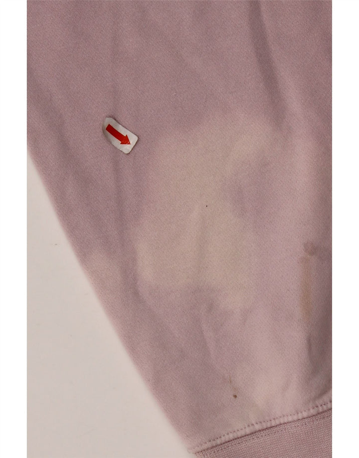 Felpa oversize da donna NIKE, maglione UK 14, cotone viola medio