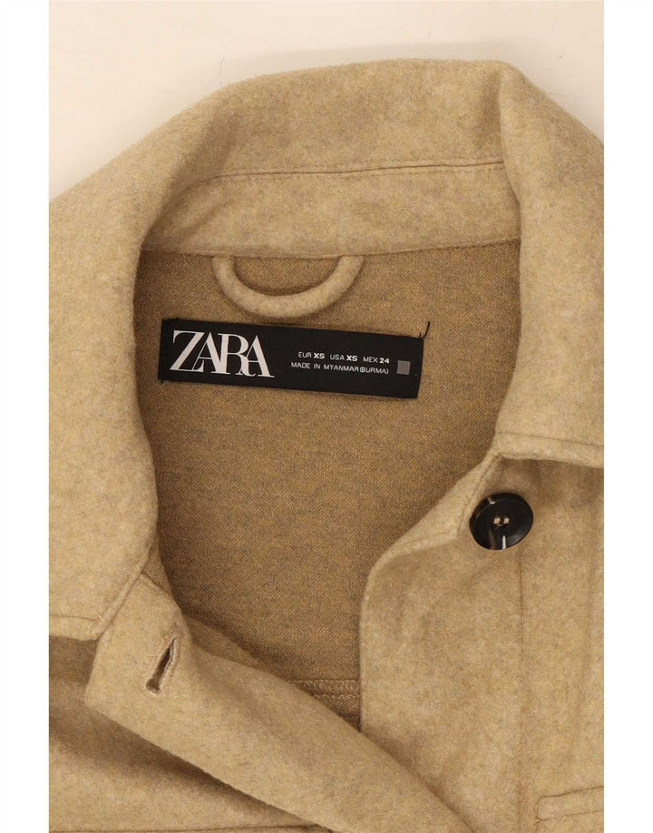 Giacca utility da donna Zara UK 6 XS Poliestere beige