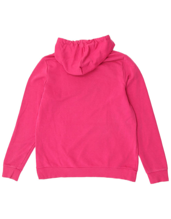 Felpa con cappuccio grafica da donna Puma UK 16 grande rosa