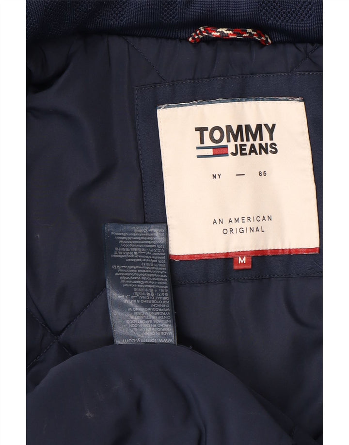 Giacca parka con cappuccio da uomo Tommy Hilfiger UK 38 medio blu navy poliestere