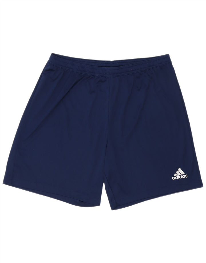 Pantaloncini sportivi da uomo Adidas XL blu navy in poliestere