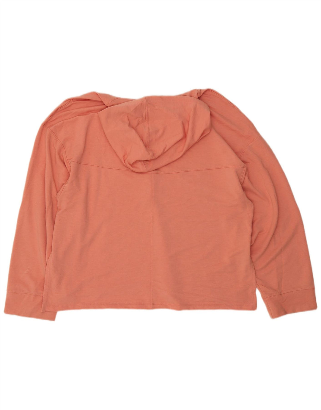 Maglia con cappuccio oversize da donna Nike Dri Fit UK 16 Large Arancione Poliestere