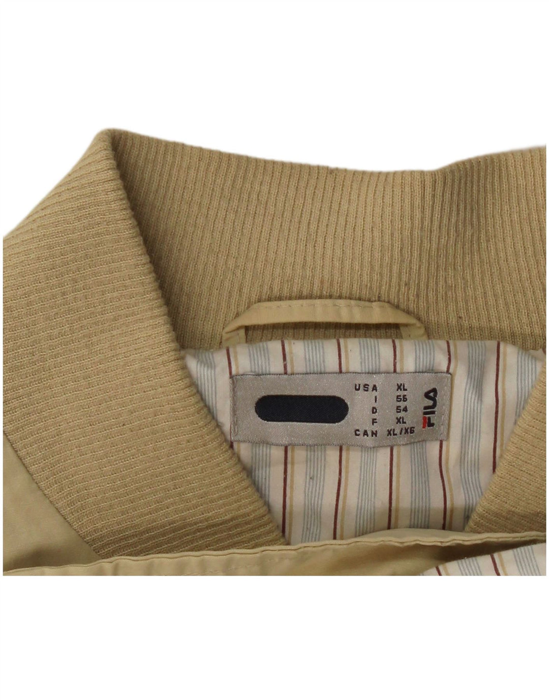 Giacca bomber da uomo Fila UK 42 XL Beige