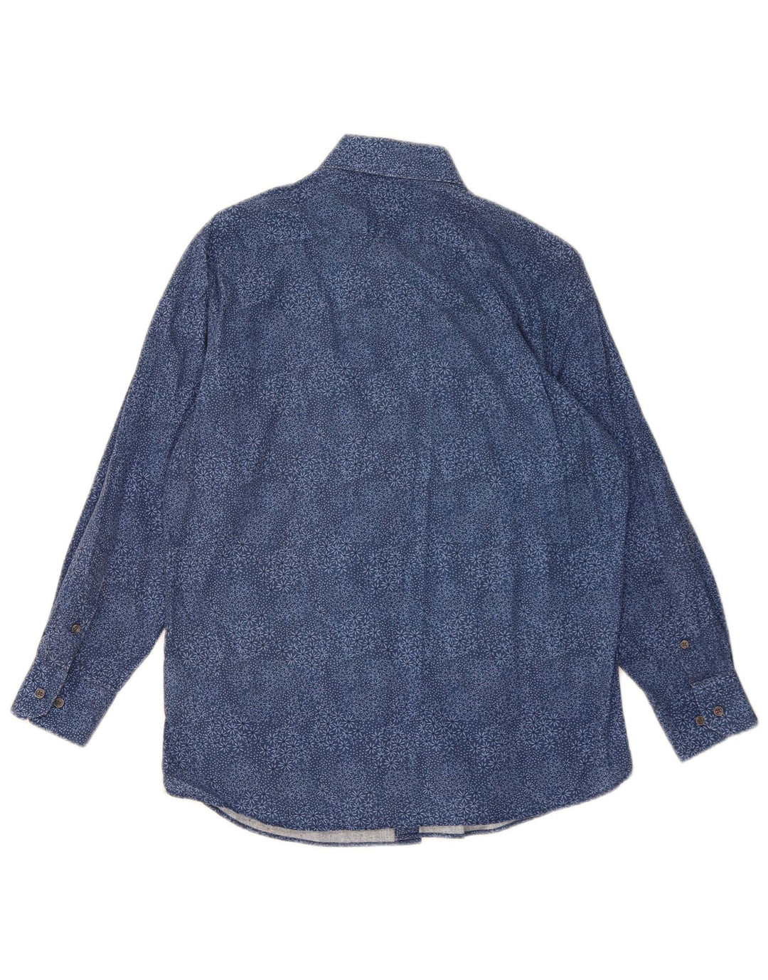 MICHAEL KORS Camicia da uomo dal taglio moderno taglia 39 15 1/2 blu medio floreale