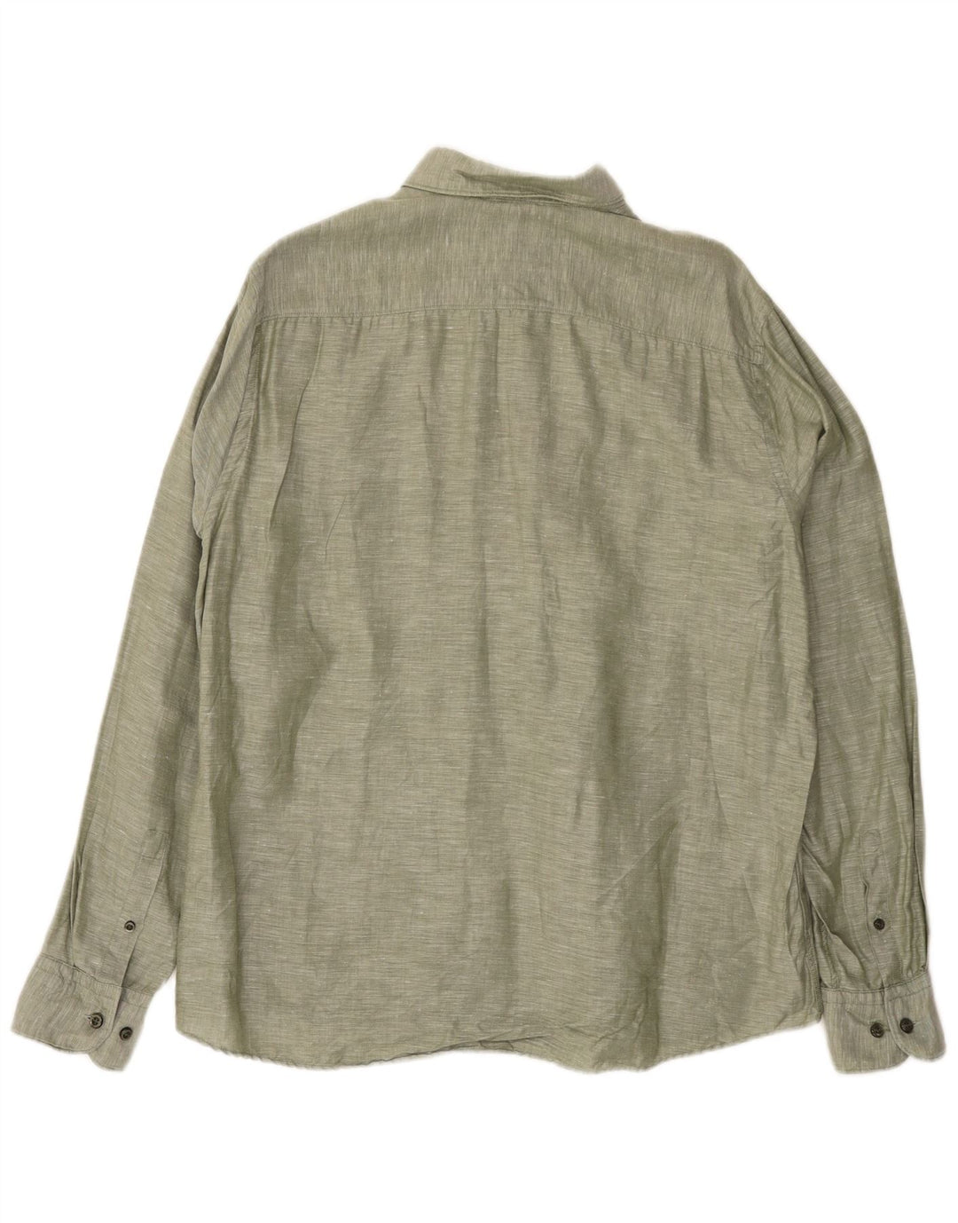 Camicia da uomo Hugo Boss taglia 41 grande lino verde