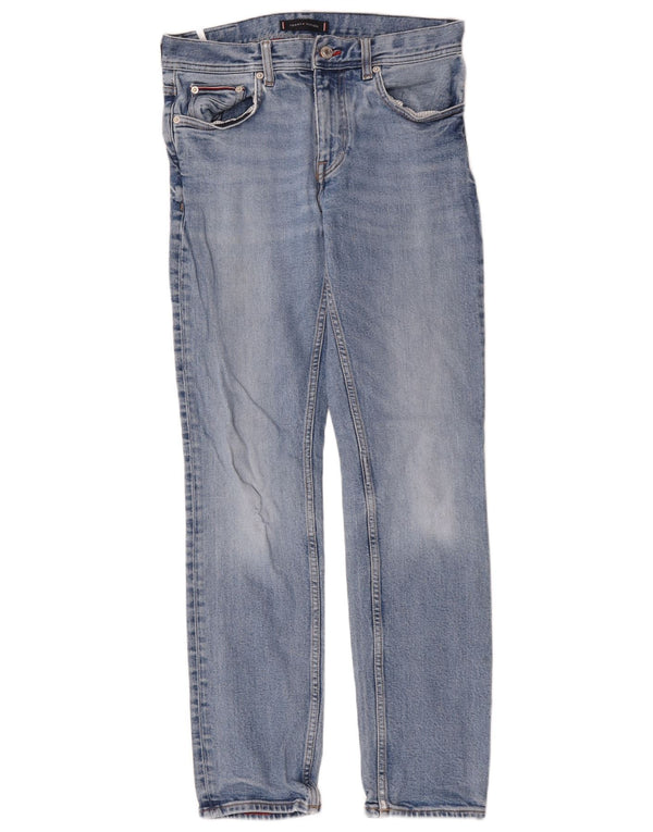 Jeans dritti Denton da uomo Tommy Hilfiger W30 L32 cotone blu