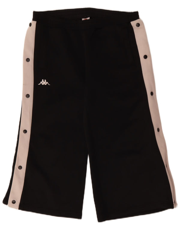 Pantaloni da tuta Capri da donna KAPPA UK 16 Large Black Colourblock