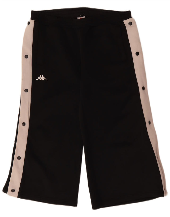 Pantaloni da tuta Capri da donna KAPPA UK 16 Large Black Colourblock