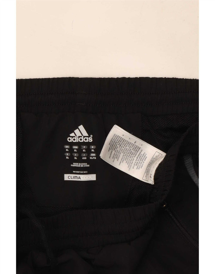 Pantaloni da tuta Adidas Climacool da uomo XL Poliestere color block nero