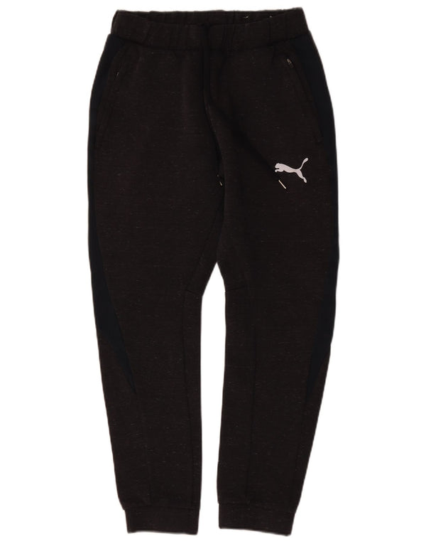 Pantaloni da tuta da uomo Puma Joggers piccoli in cotone chiazzato nero