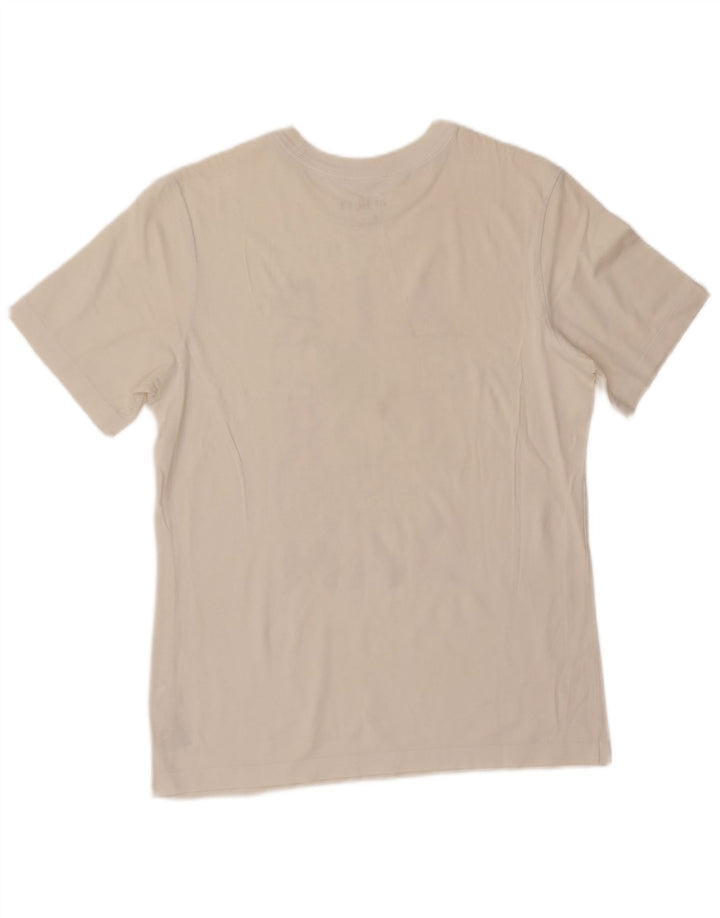 T-shirt grafica da uomo Jordan Top in cotone bianco medio