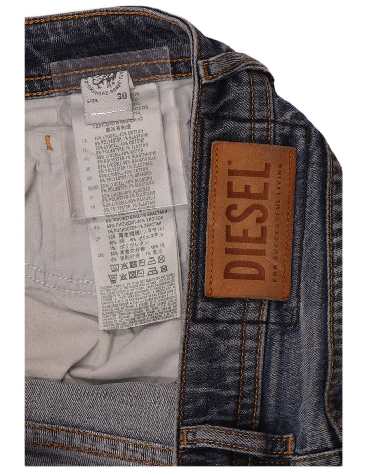 Jeans slim da donna Diesel W30 L29 Lyocell blu