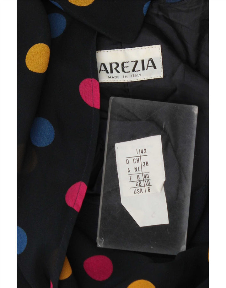 Arezia Abito da Donna a Tubino con Laccio Frontale UK 10 Piccolo Blu Navy a Pois