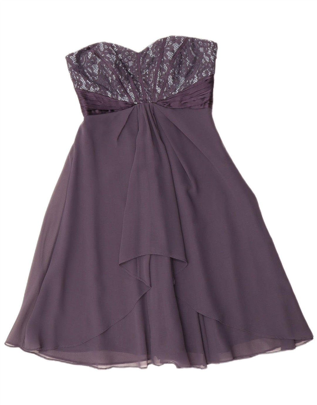 Abito senza spalline da donna Coast UK 10 Piccolo poliestere viola