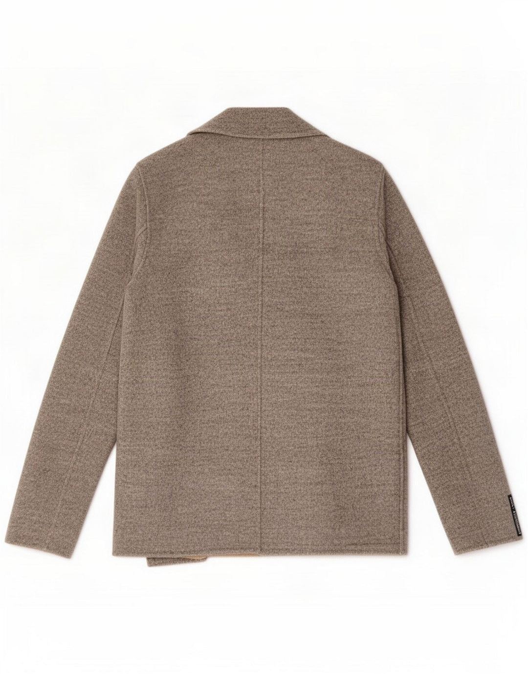 Massimo Dutti Giacca blazer aperta da donna UK 14 Lana grigio medio