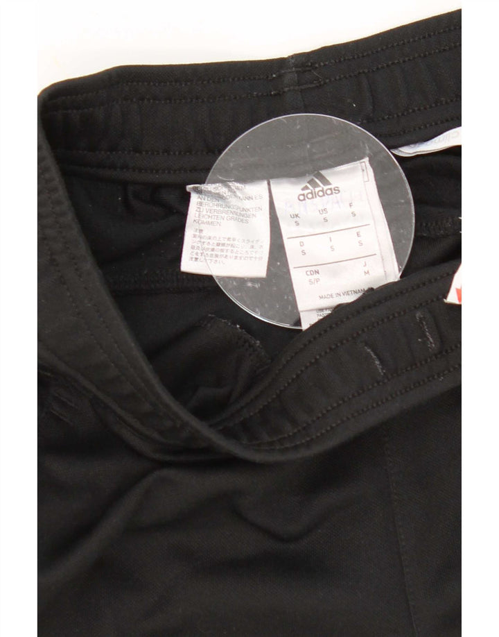 Pantaloni da tuta Adidas Climalite da donna UK 10 Small Poliestere nero