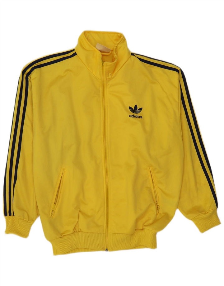 Giacca da tuta da uomo Adidas UK 36/38 Small Giallo Poliestere