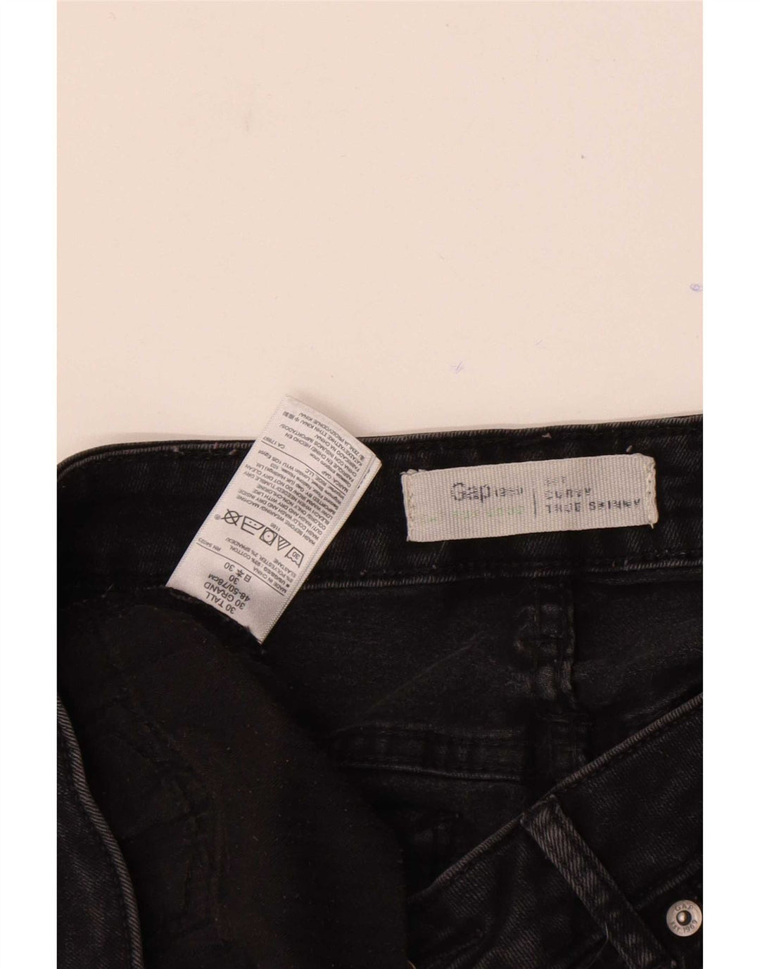 Jeans skinny da donna Gap W30 L32 cotone nero