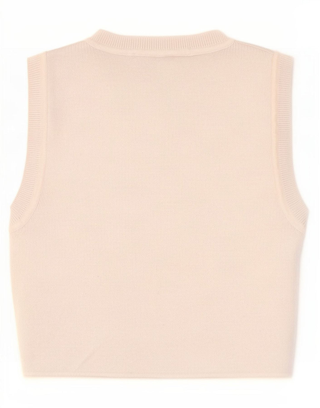 Canotta corta da donna Zara UK 12 Viscosa grigio medio