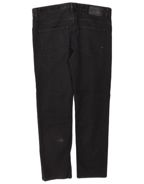 Jeans slim da uomo Delaware Hugo Boss W34 L29 cotone grigio