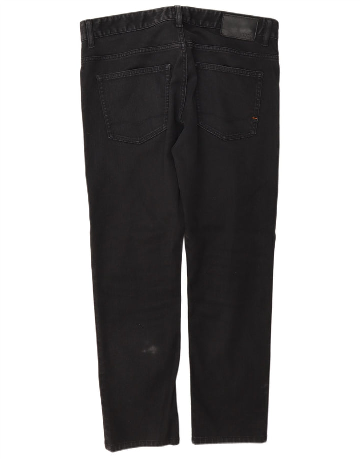 Jeans slim da uomo Delaware Hugo Boss W34 L29 cotone grigio