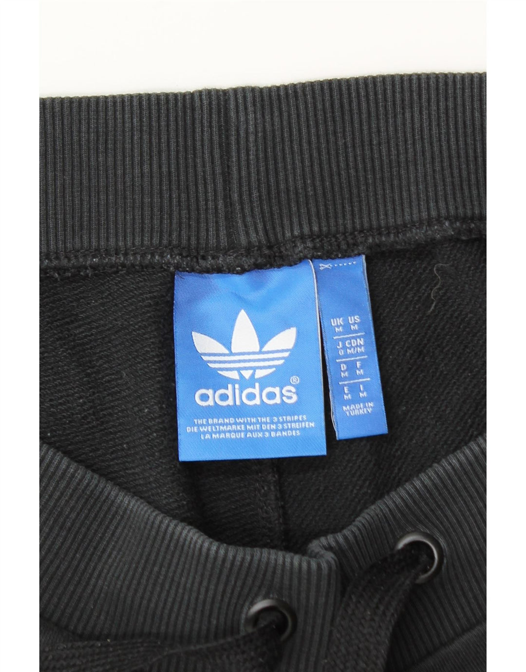 Pantaloncini sportivi Adidas da uomo medio cotone nero
