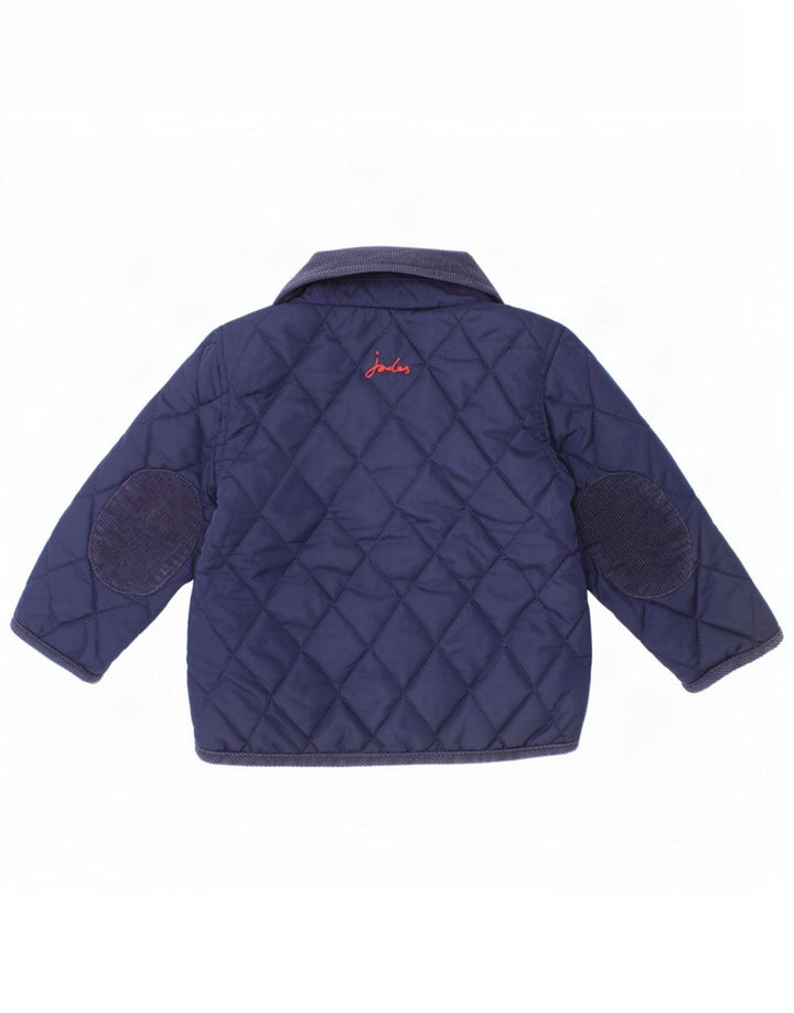 Giacca trapuntata Joules per neonato 12-18 mesi in poliestere blu navy